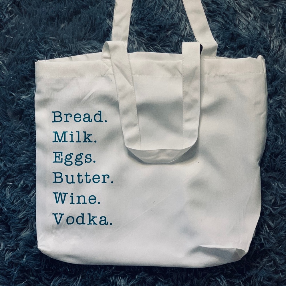 Custom reusable grocery tote
